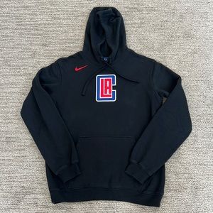 NBA Clippers Nike Hoodie Sweatshirt Medium Black